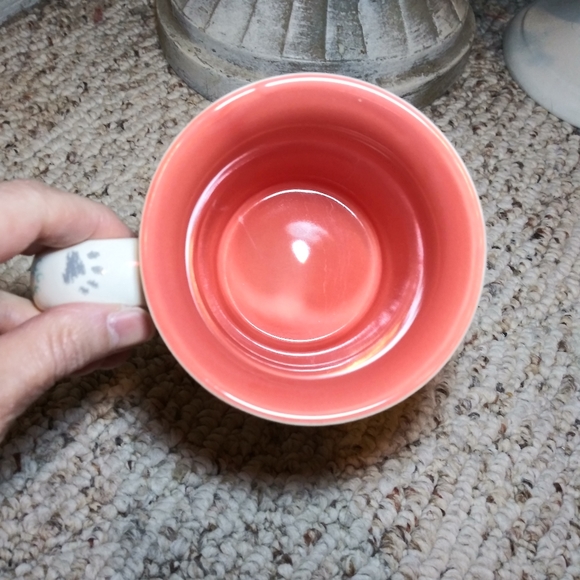 "Dog Hair Don't Care" & "Never Leave Home Without It" Paw Print Coffee Mug - Picture 4 of 7